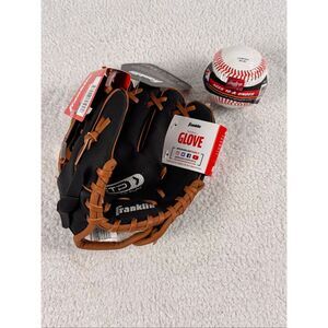 Franklin Sports Teeball Glove And Ball/Left Hand 8.5”